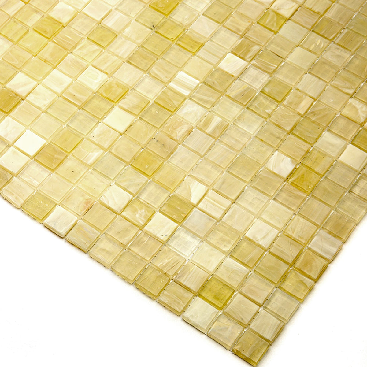 Apollo Tile Skosh Cream Beige 11-1/2-in x 11-1/2-in Glossy Glass Uniform Squares Floor and Wall Tile (18.69-sq. ft/ Carton)