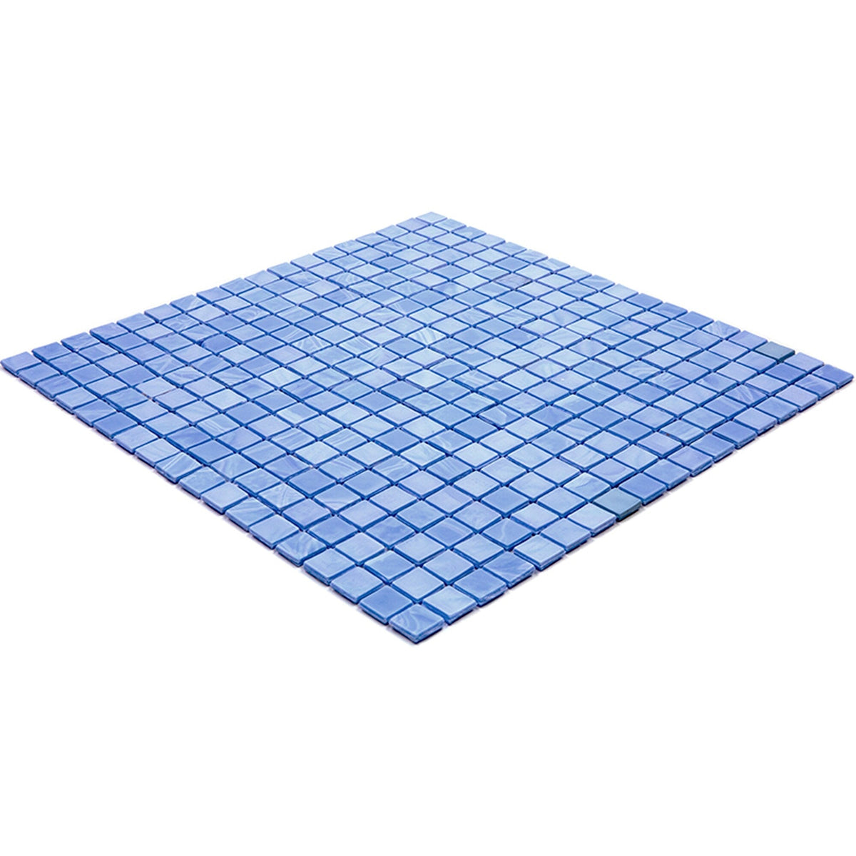 Apollo Tile Skosh Baby Blue 11-1/2-in x 11-1/2-in Glossy Glass Uniform Squares Floor and Wall Tile (18.69-sq. ft/ Carton)