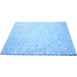 Apollo Tile Skosh Light Sky Blue 11-1/2-in x 11-1/2-in Glossy Glass Uniform Squares Floor and Wall Tile (18.69-sq. ft/ Carton)
