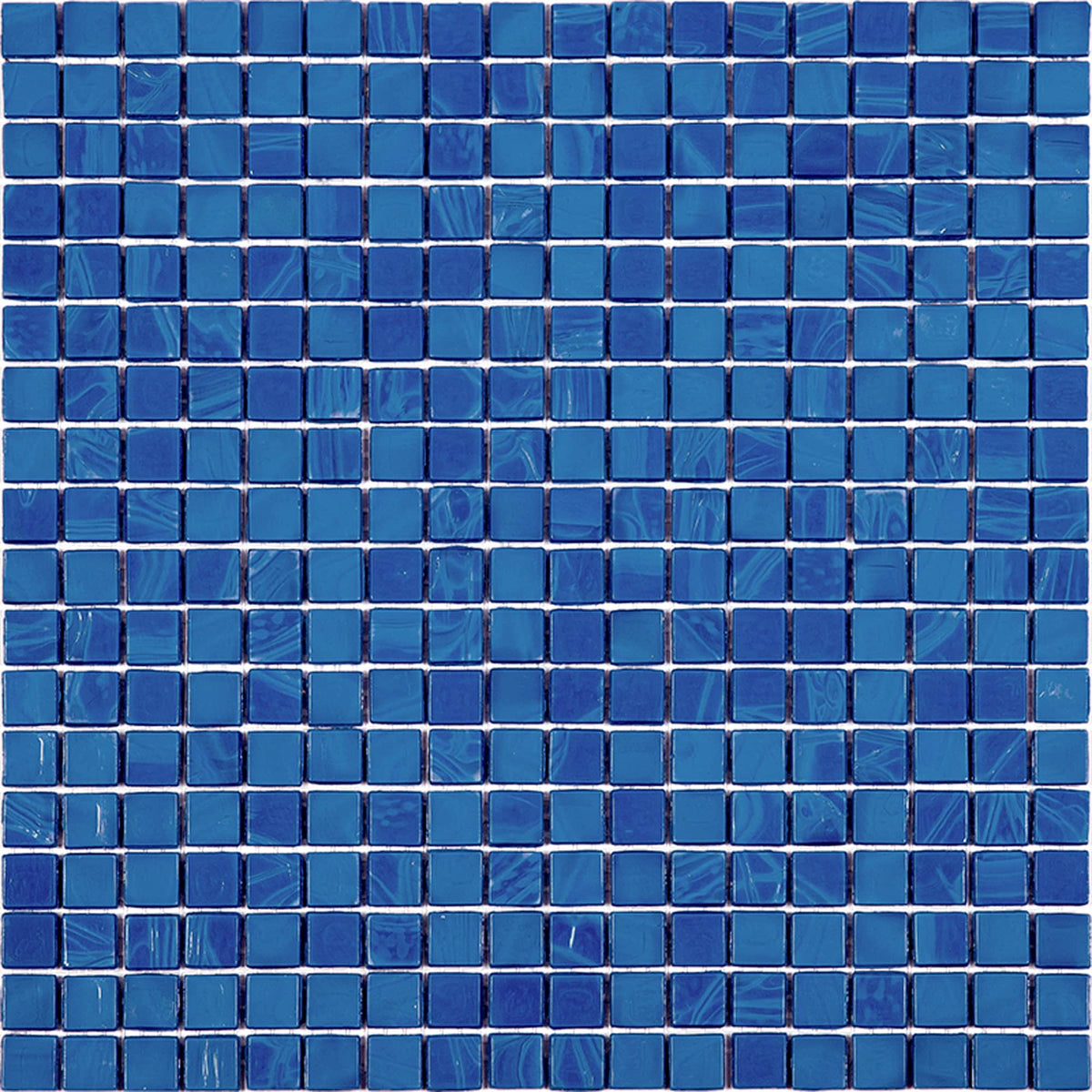 Apollo Tile Skosh Sapphire Blue 11-1/2-in x 11-1/2-in Glossy Glass Uniform Squares Floor and Wall Tile (18.69-sq. ft/ Carton)