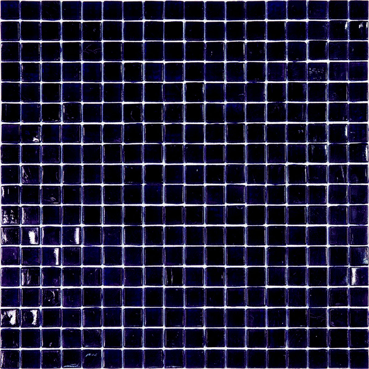 Apollo Tile Skosh Indigo Blue 11-1/2-in x 11-1/2-in Glossy Glass Uniform Squares Floor and Wall Tile (18.69-sq. ft/ Carton)