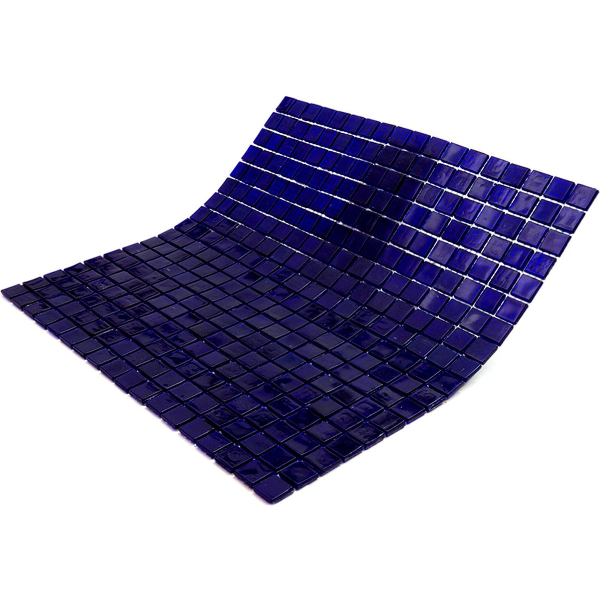 Apollo Tile Skosh Indigo Blue 11-1/2-in x 11-1/2-in Glossy Glass Uniform Squares Floor and Wall Tile (18.69-sq. ft/ Carton)