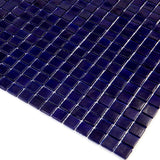 Apollo Tile Skosh Indigo Blue 11-1/2-in x 11-1/2-in Glossy Glass Uniform Squares Floor and Wall Tile (18.69-sq. ft/ Carton)