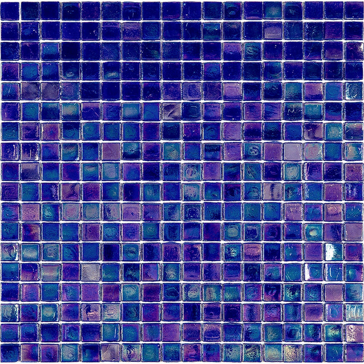 Apollo Tile Skosh Shimmer Cobalt Blue 11-1/2-in x 11-1/2-in Glossy Glass Uniform Squares Floor and Wall Tile (18.69-sq. ft/ Carton)