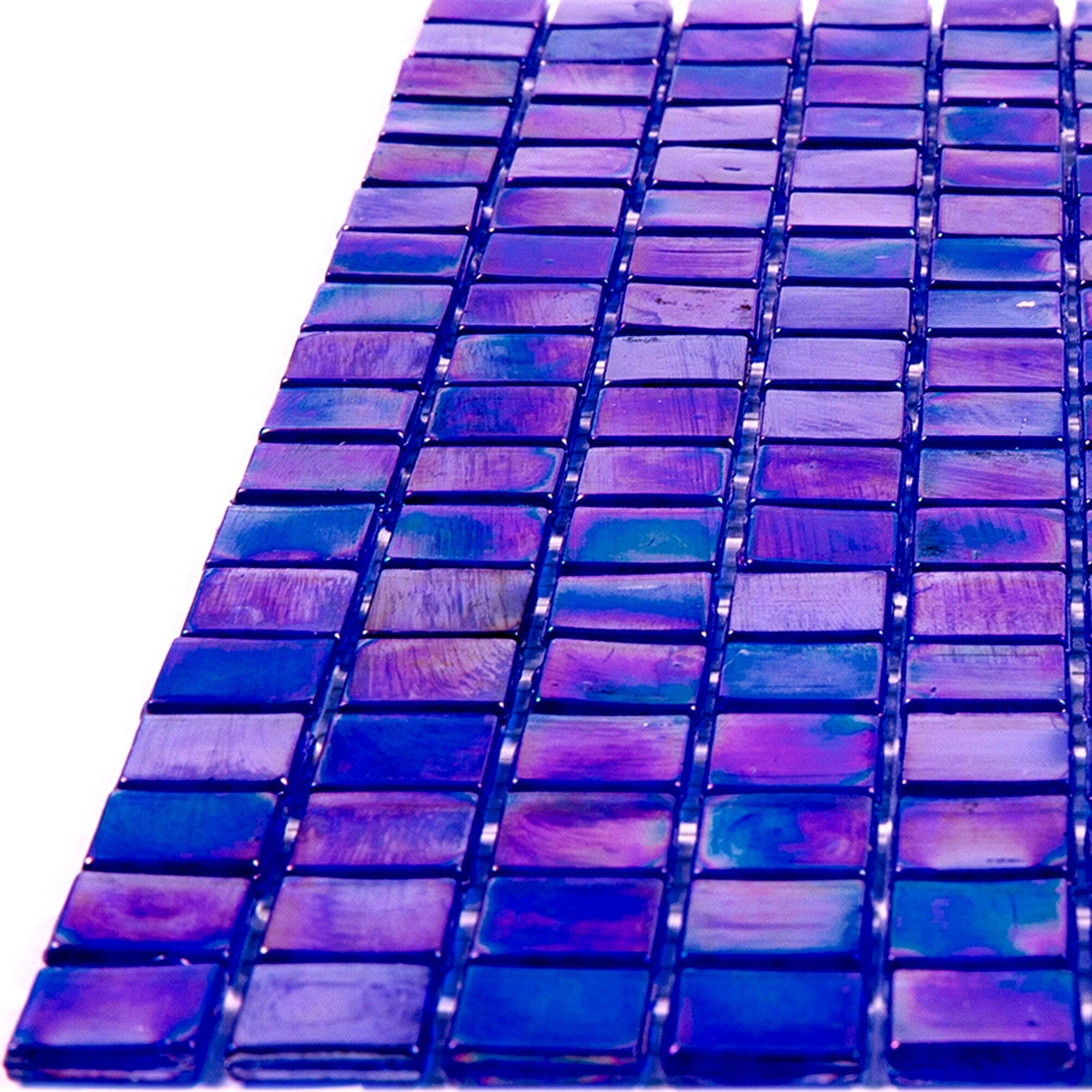 Apollo Tile Skosh Tiffany Blue 11-1/2-in x 11-1/2-in Glossy Glass Uniform Squares Floor and Wall Tile (18.69-sq. ft/ Carton)