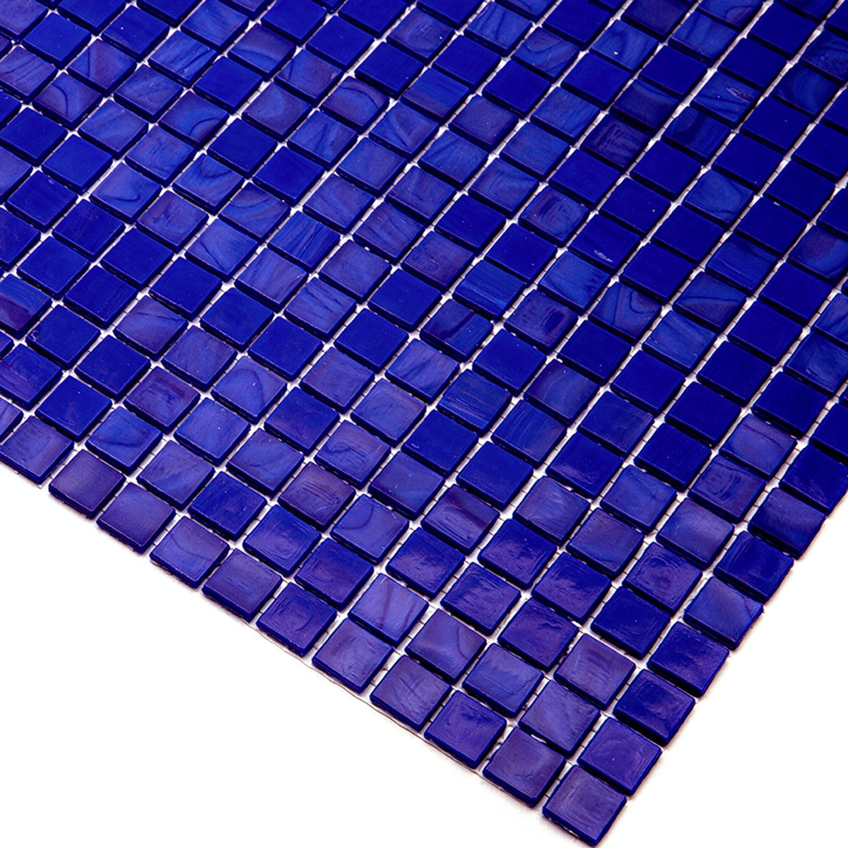 Apollo Tile Skosh Royal Blue 11-1/2-in x 11-1/2-in Glossy Glass Uniform Squares Floor and Wall Tile (18.69-sq. ft/ Carton)