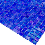 Apollo Tile Skosh Light Tiffany Blue 11-1/2-in x 11-1/2-in Glossy Glass Uniform Squares Floor and Wall Tile (18.69-sq. ft/ Carton)