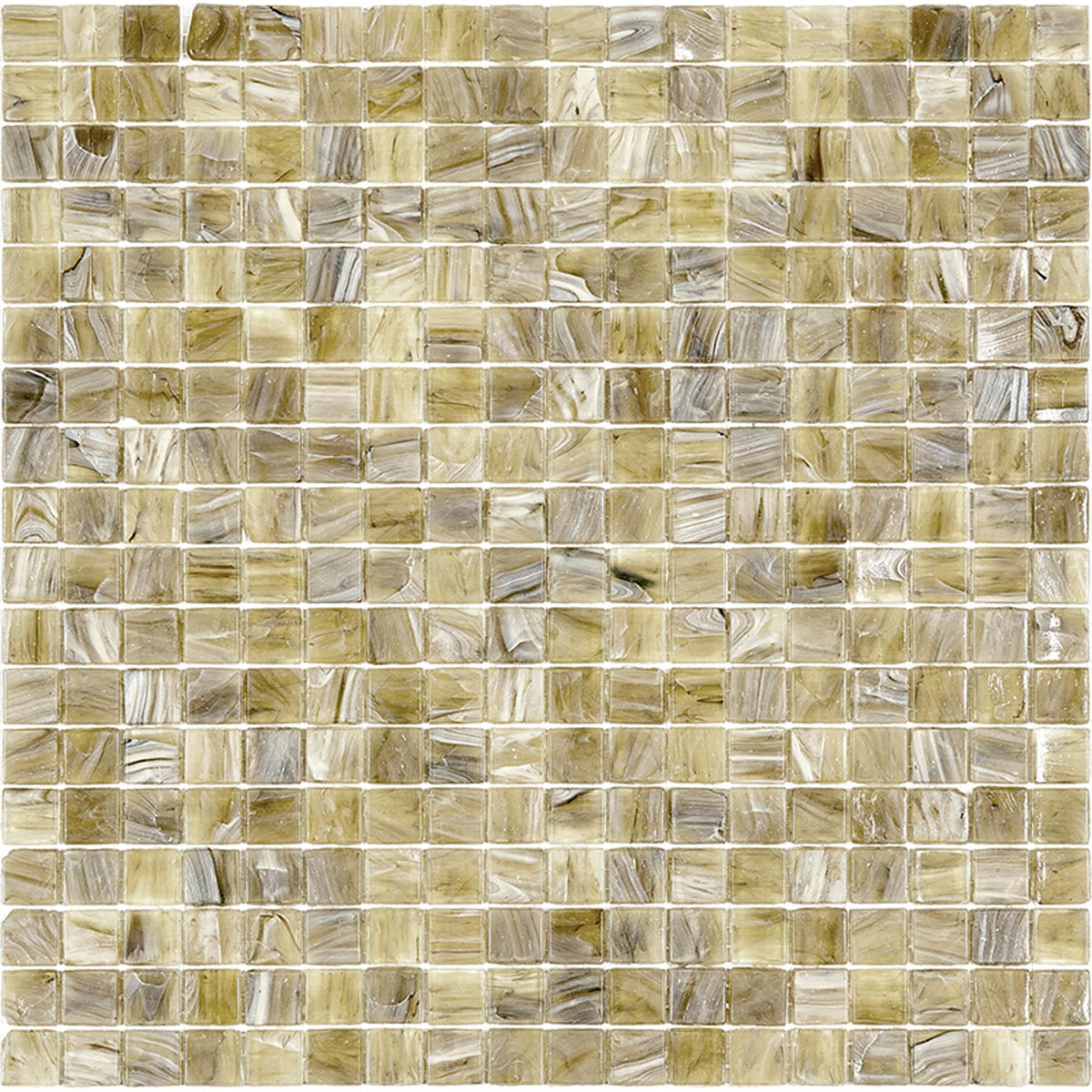 Apollo Tile Skosh Golden Brown 11-1/2-in x 11-1/2-in Glossy Glass Uniform Squares Floor and Wall Tile (18.69-sq. ft/ Carton)