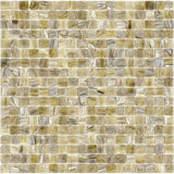 Apollo Tile Skosh Golden Brown 11-1/2-in x 11-1/2-in Glossy Glass Uniform Squares Floor and Wall Tile (18.69-sq. ft/ Carton)