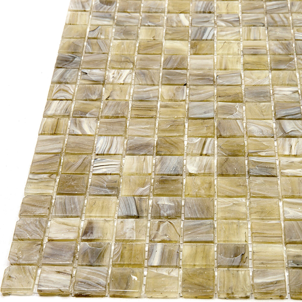 Apollo Tile Skosh Golden Brown 11-1/2-in x 11-1/2-in Glossy Glass Uniform Squares Floor and Wall Tile (18.69-sq. ft/ Carton)
