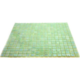 Apollo Tile Skosh Ultramarine Green 11-1/2-in x 11-1/2-in Glossy Glass Uniform Squares Floor and Wall Tile (18.69-sq. ft/ Carton)