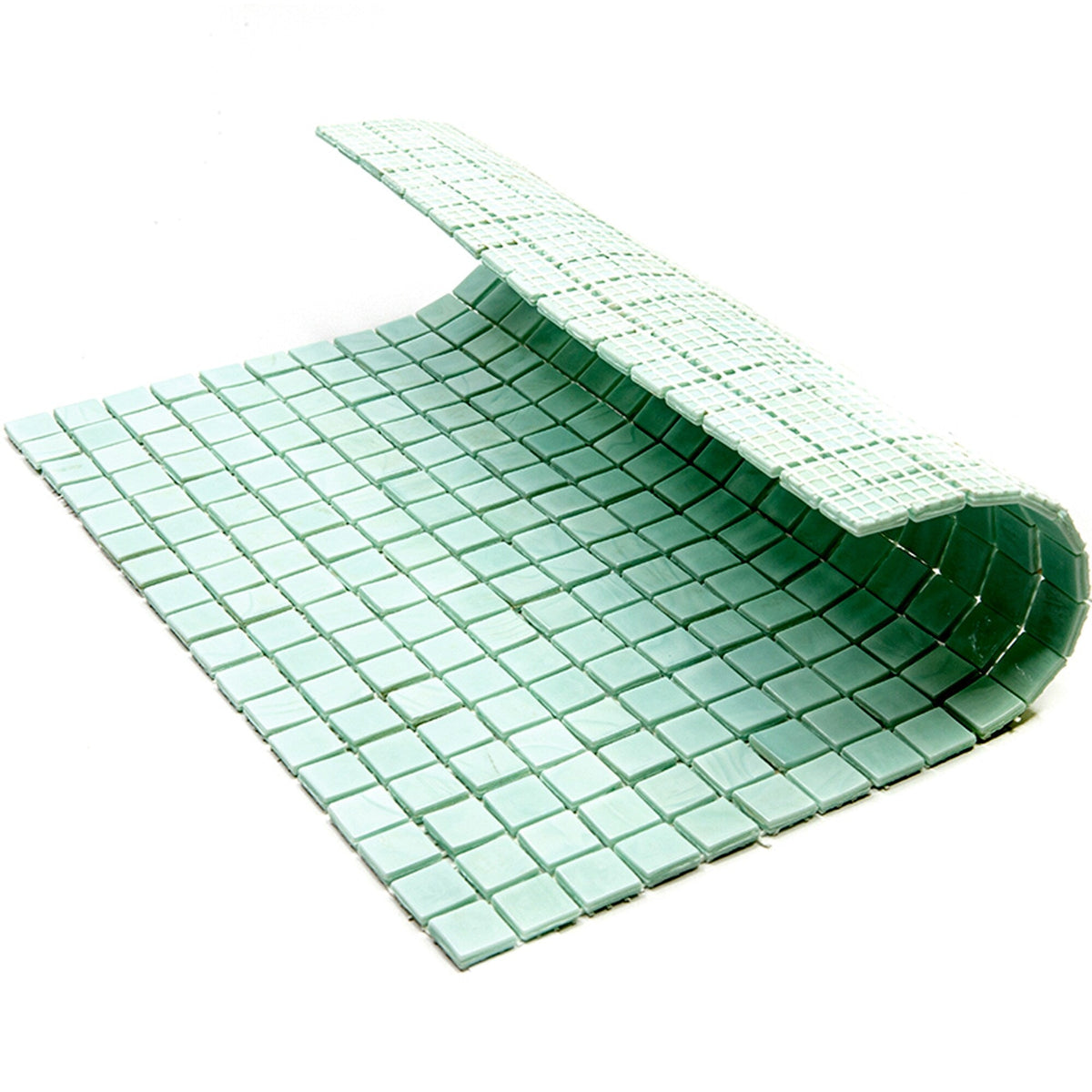 Apollo Tile Skosh Light Blue-green 11-1/2-in x 11-1/2-in Glossy Glass Uniform Squares Floor and Wall Tile (18.69-sq. ft/ Carton)