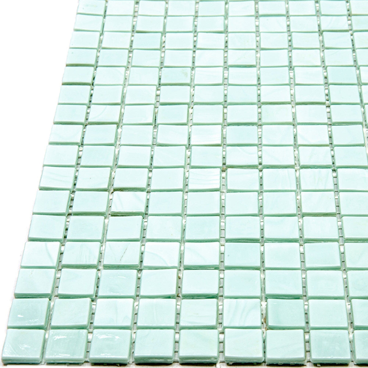Apollo Tile Skosh Light Blue-green 11-1/2-in x 11-1/2-in Glossy Glass Uniform Squares Floor and Wall Tile (18.69-sq. ft/ Carton)