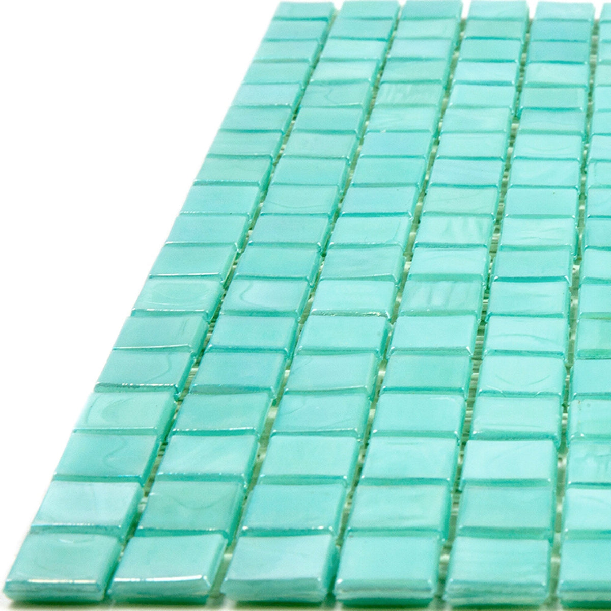 Apollo Tile Skosh Winter Green 11-1/2-in x 11-1/2-in Glossy Glass Uniform Squares Floor and Wall Tile (18.69-sq. ft/ Carton)