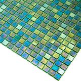 Apollo Tile Skosh Grenn-blue 11-1/2-in x 11-1/2-in Glossy Glass Uniform Squares Floor and Wall Tile (18.69-sq. ft/ Carton)