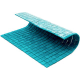 Apollo Tile Skosh Turqouise Green 11-1/2-in x 11-1/2-in Glossy Glass Uniform Squares Floor and Wall Tile (18.69-sq. ft/ Carton)