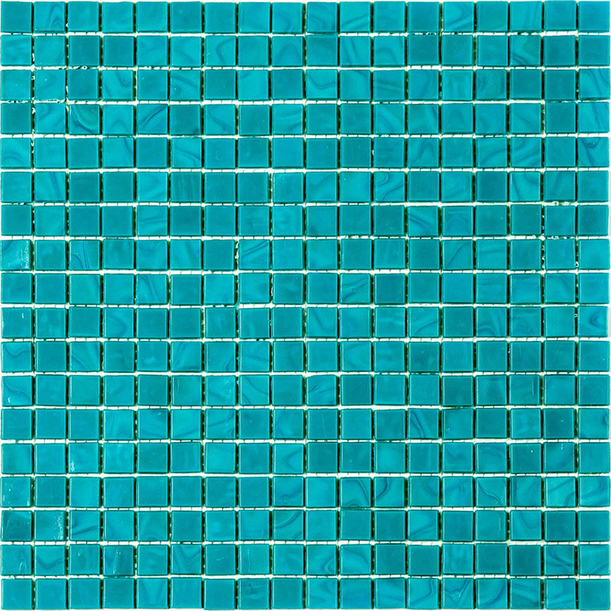Apollo Tile Skosh Dark Blue-green 11-1/2-in x 11-1/2-in Glossy Glass Uniform Squares Floor and Wall Tile (18.69-sq. ft/ Carton)