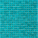 Apollo Tile Skosh Dark Blue-green 11-1/2-in x 11-1/2-in Glossy Glass Uniform Squares Floor and Wall Tile (18.69-sq. ft/ Carton)