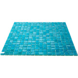 Apollo Tile Skosh Dark Ocean Green 11-1/2-in x 11-1/2-in Glossy Glass Uniform Squares Floor and Wall Tile (18.69-sq. ft/ Carton)