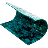 Apollo Tile Skosh Cerulean Green 11-1/2-in x 11-1/2-in Glossy Glass Uniform Squares Floor and Wall Tile (18.69-sq. ft/ Carton)