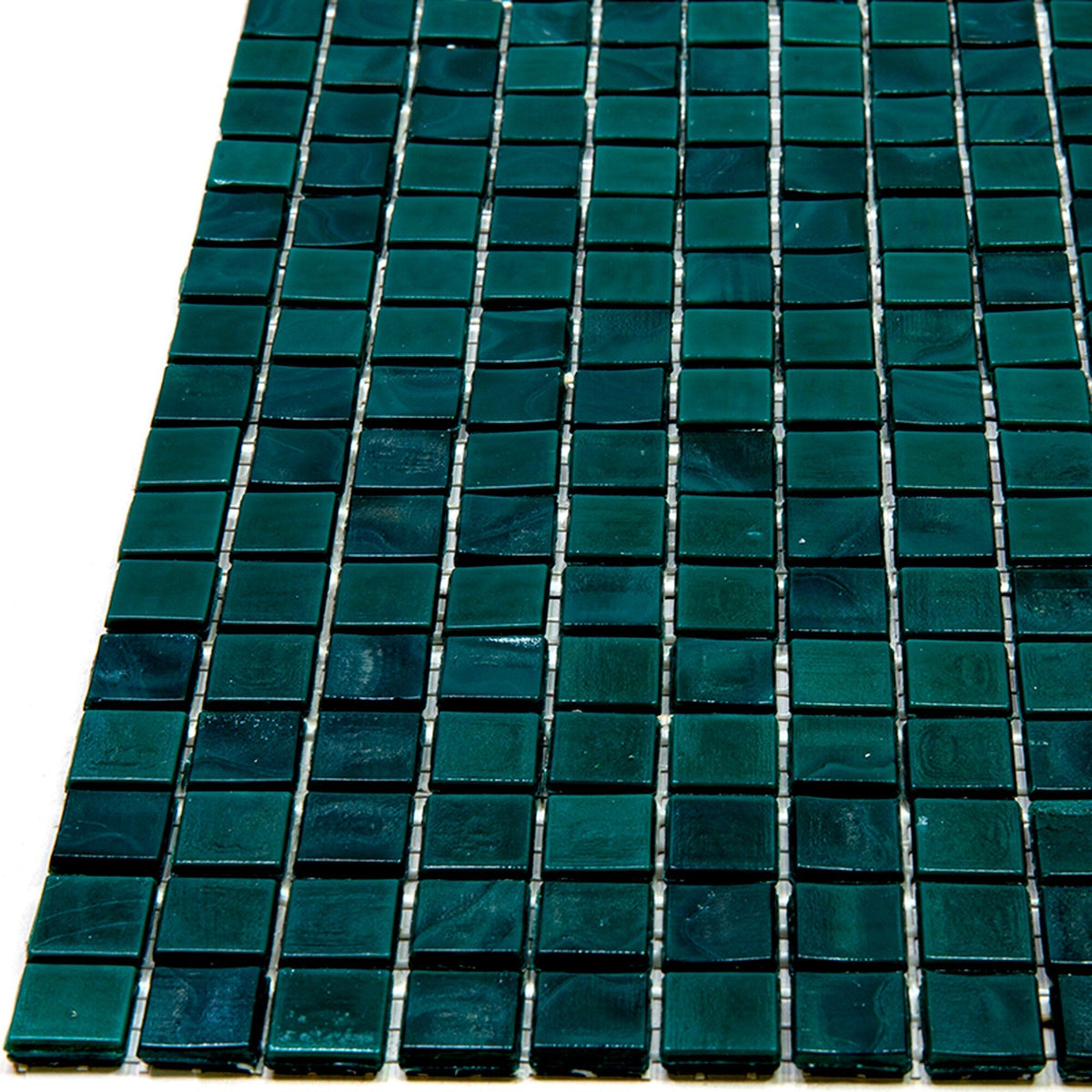 Apollo Tile Skosh Dark Green 11-1/2-in x 11-1/2-in Glossy Glass Uniform Squares Floor and Wall Tile (18.69-sq. ft/ Carton)