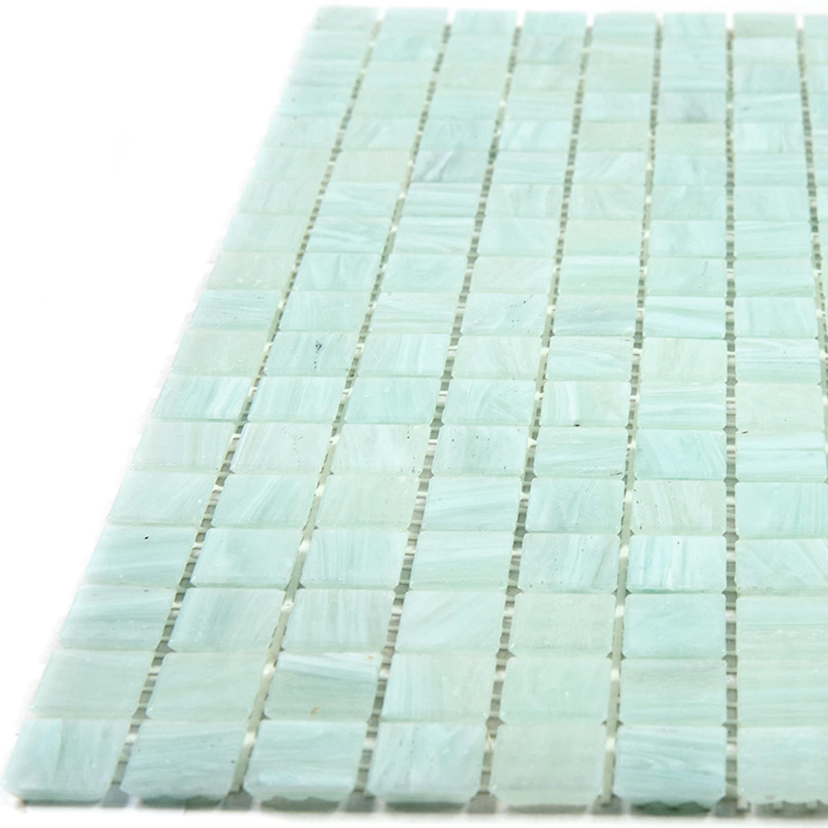 Apollo Tile Skosh Ice Green 11-1/2-in x 11-1/2-in Glossy Glass Uniform Squares Floor and Wall Tile (18.69-sq. ft/ Carton)