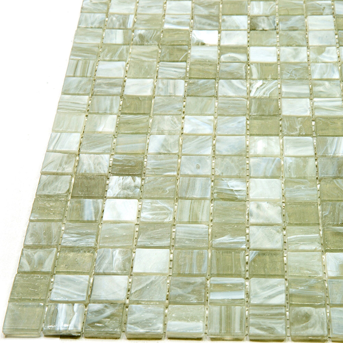 Apollo Tile Skosh Stone Gray 11-1/2-in x 11-1/2-in Glossy Glass Uniform Squares Floor and Wall Tile (18.69-sq. ft/ Carton)