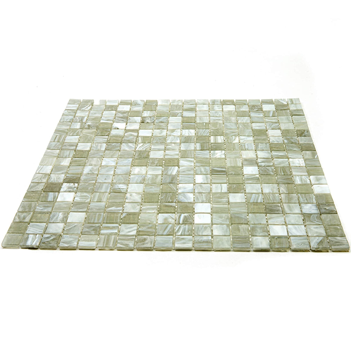 Apollo Tile Skosh Stone Gray 11-1/2-in x 11-1/2-in Glossy Glass Uniform Squares Floor and Wall Tile (18.69-sq. ft/ Carton)