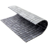 Apollo Tile Skosh Metal Gray 11-1/2-in x 11-1/2-in Glossy Glass Uniform Squares Floor and Wall Tile (18.69-sq. ft/ Carton)