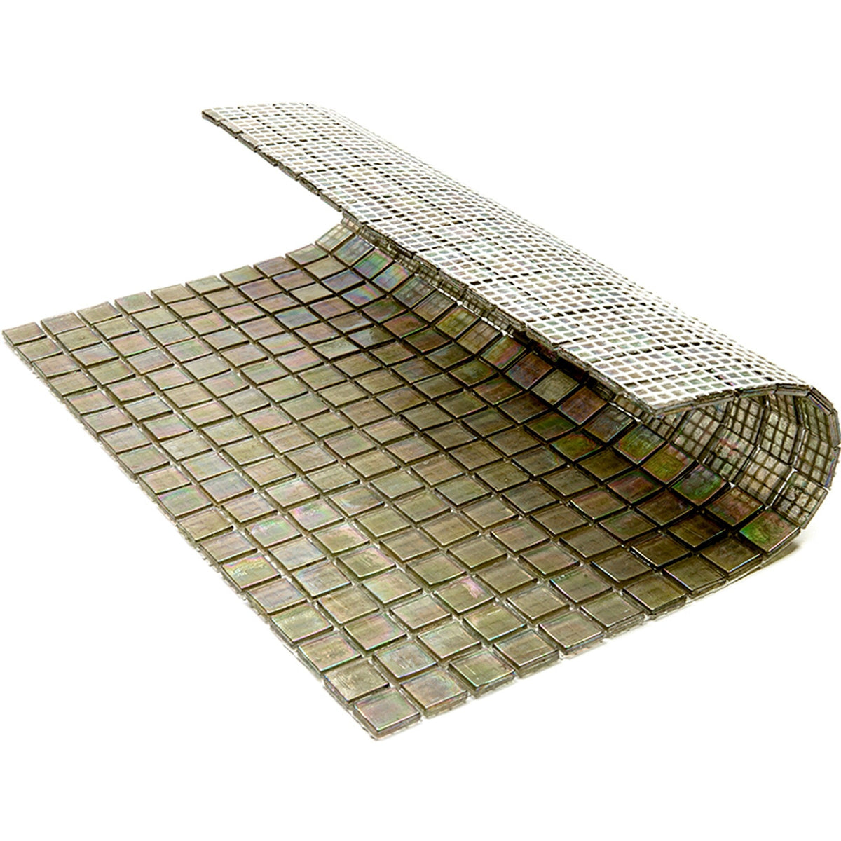 Apollo Tile Skosh Yellowish Gray 11-1/2-in x 11-1/2-in Glossy Glass Uniform Squares Floor and Wall Tile (18.69-sq. ft/ Carton)