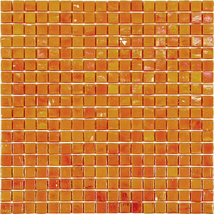 Apollo Tile Skosh Fire Orange 11-1/2-in x 11-1/2-in Glossy Glass Uniform Squares Floor and Wall Tile (18.69-sq. ft/ Carton)