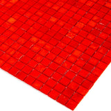 Apollo Tile Skosh Red-orange 11-1/2-in x 11-1/2-in Glossy Glass Uniform Squares Floor and Wall Tile (18.69-sq. ft/ Carton)