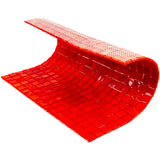 Apollo Tile Skosh Red-orange 11-1/2-in x 11-1/2-in Glossy Glass Uniform Squares Floor and Wall Tile (18.69-sq. ft/ Carton)