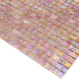 Apollo Tile Skosh China Pink 11-1/2-in x 11-1/2-in Glossy Glass Uniform Squares Floor and Wall Tile (18.69-sq. ft/ Carton)