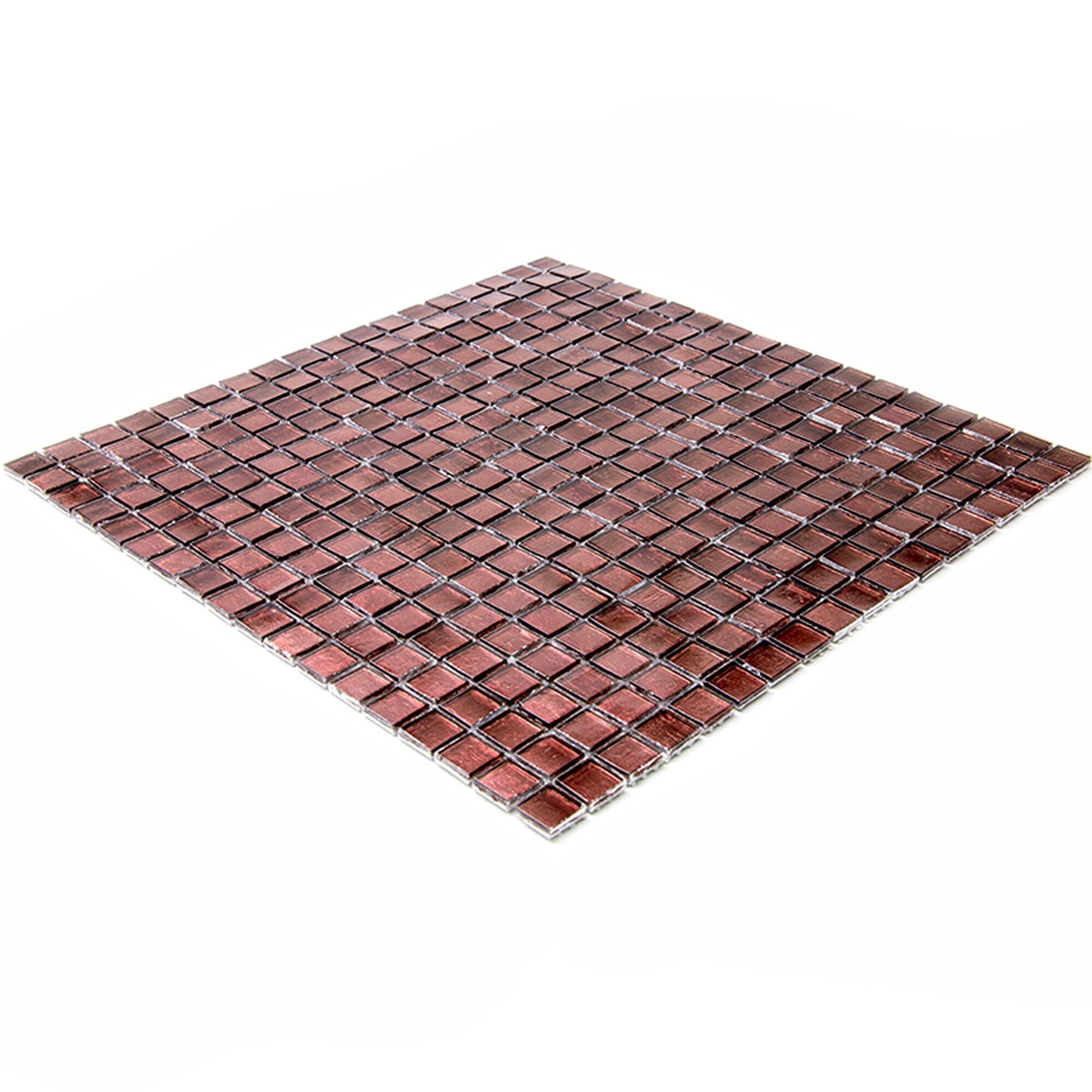 Apollo Tile Skosh Rouge Pink 11-1/2-in x 11-1/2-in Glossy Glass Uniform Squares Floor and Wall Tile (18.69-sq. ft/ Carton)