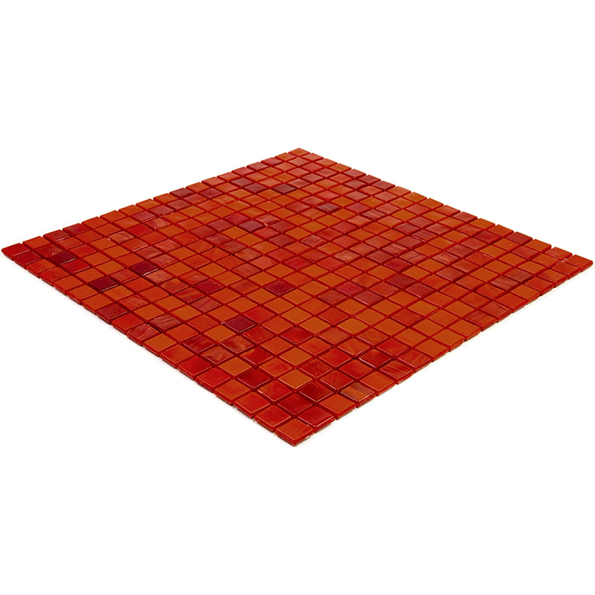 Apollo Tile Skosh Rose Red 11-1/2-in x 11-1/2-in Glossy Glass Uniform Squares Floor and Wall Tile (18.69-sq. ft/ Carton)