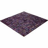 Apollo Tile Skosh Wine Red 11-1/2-in x 11-1/2-in Glossy Glass Uniform Squares Floor and Wall Tile (18.69-sq. ft/ Carton)