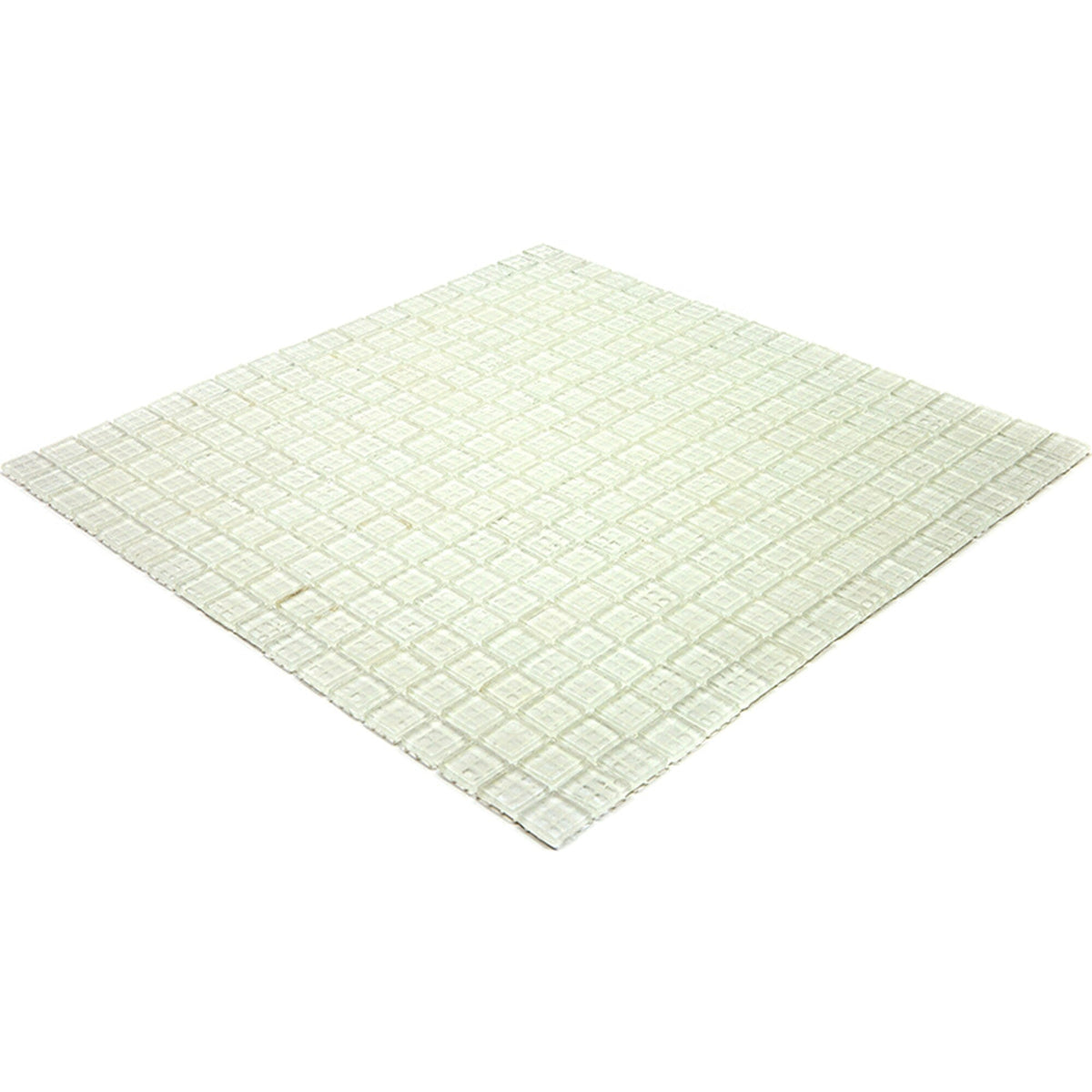 Apollo Tile Skosh Cotton White 11-1/2-in x 11-1/2-in Glossy Glass Uniform Squares Floor and Wall Tile (18.69-sq. ft/ Carton)