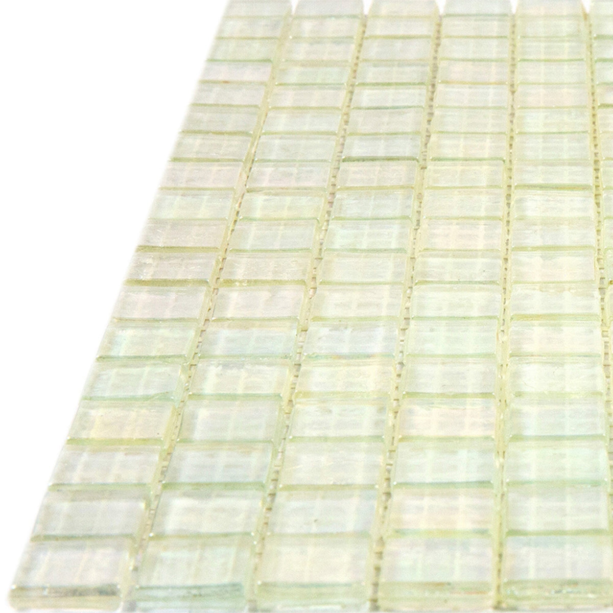 Apollo Tile Skosh Rainbow White 11-1/2-in x 11-1/2-in Glossy Glass Uniform Squares Floor and Wall Tile (18.69-sq. ft/ Carton)