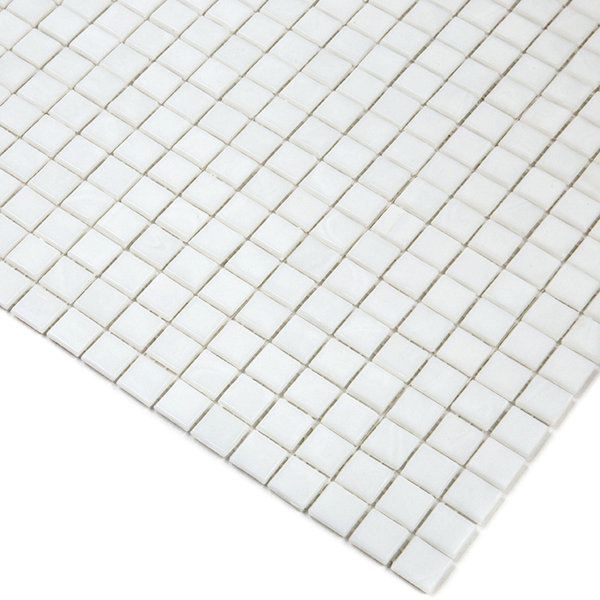Apollo Tile Skosh Pearl White 11-1/2-in x 11-1/2-in Glossy Glass Uniform Squares Floor and Wall Tile (18.69-sq. ft/ Carton)