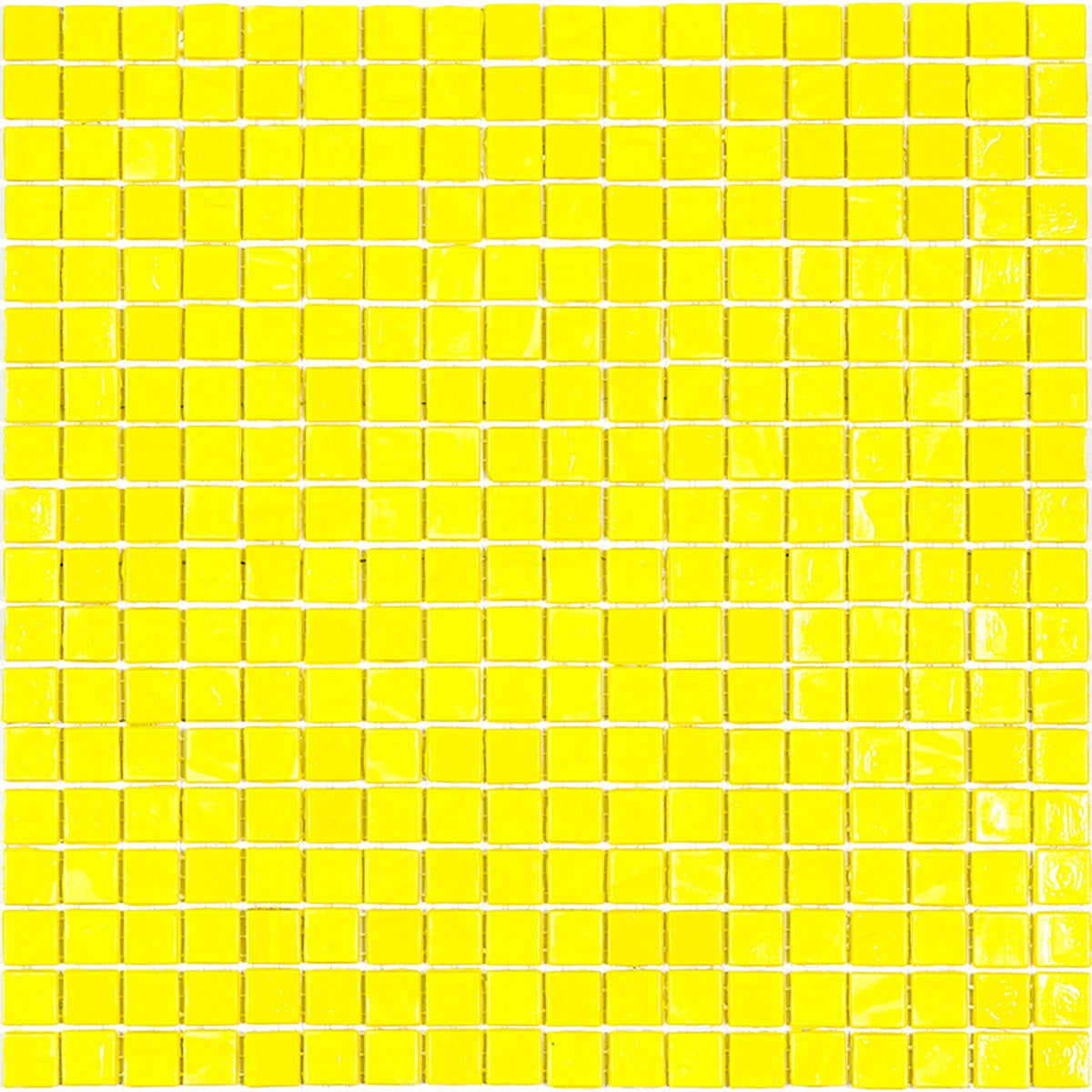Apollo Tile Skosh Yellow 11-1/2-in x 11-1/2-in Glossy Glass Uniform Squares Floor and Wall Tile (18.69-sq. ft/ Carton)