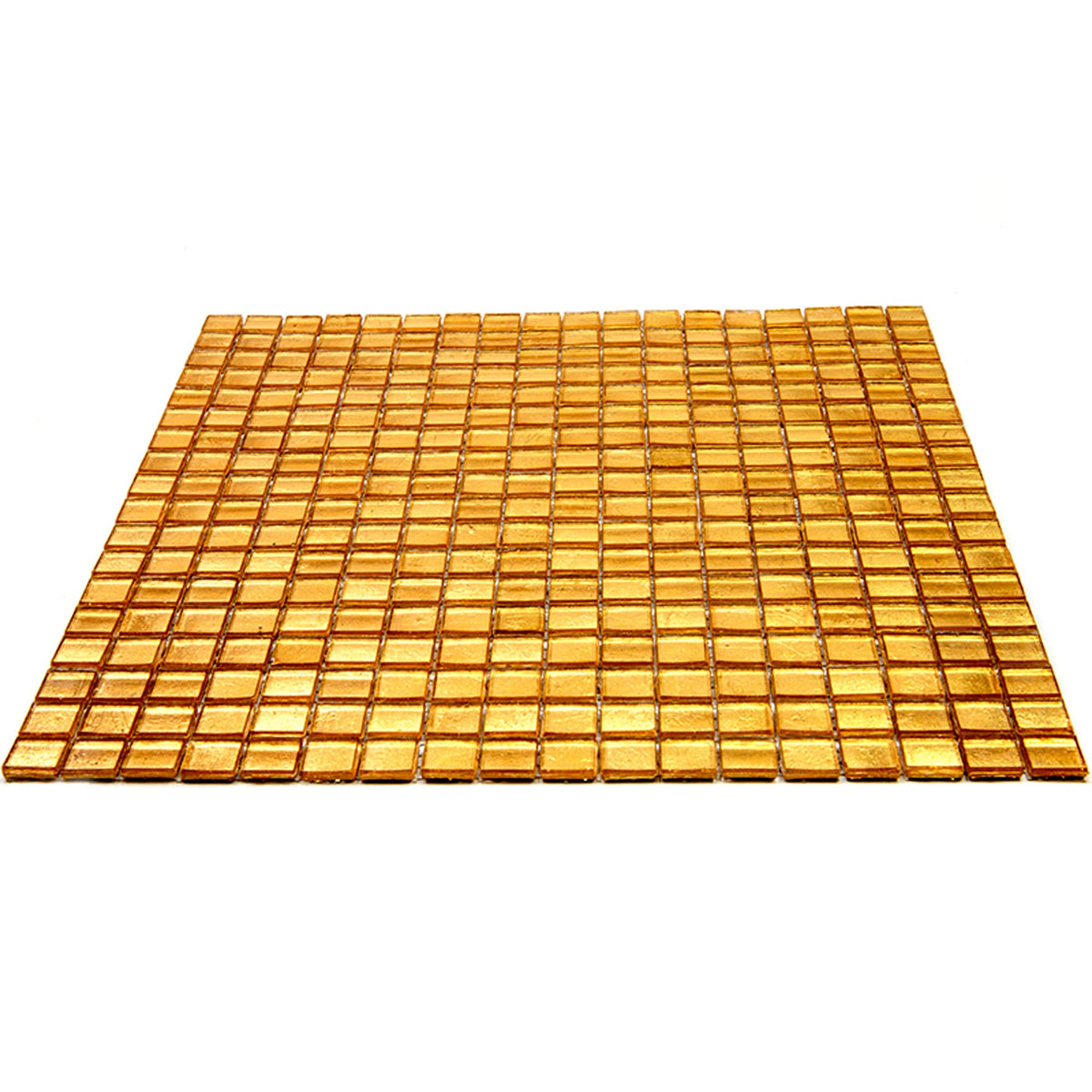Apollo Tile Skosh Gold Yellow 11-1/2-in x 11-1/2-in Glossy Glass Uniform Squares Floor and Wall Tile (18.69-sq. ft/ Carton)