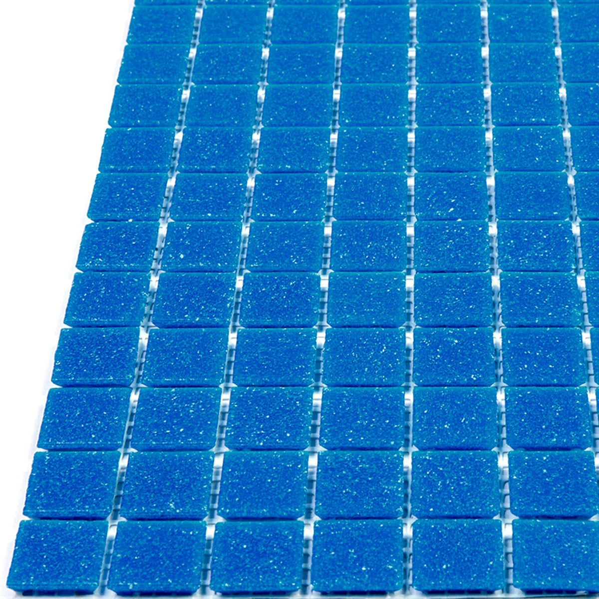 Apollo Tile Dune Azure Blue 12-in x 12-in Glossy Glass Uniform Squares Floor and Wall Tile (20-sq. ft/ Carton)