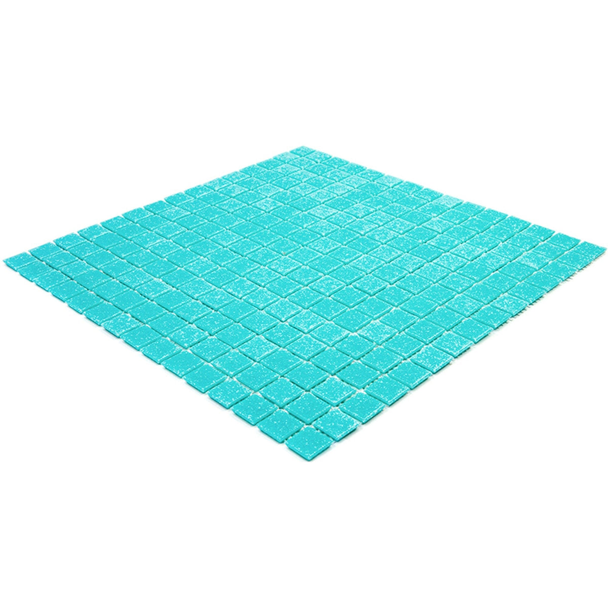 Apollo Tile Dune Neon Aqua Green 12-in x 12-in Glossy Glass Uniform Squares Floor and Wall Tile (20-sq. ft/ Carton)