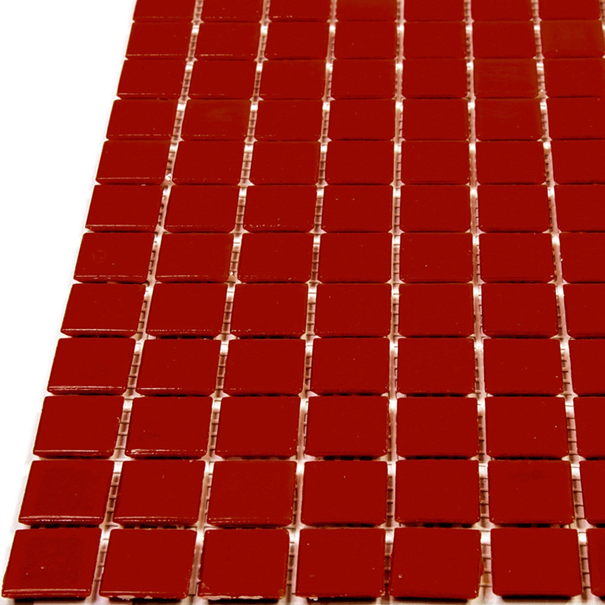 Apollo Tile Dune Candy Red 12-in x 12-in Glossy Glass Uniform Squares Floor and Wall Tile (20-sq. ft/ Carton)