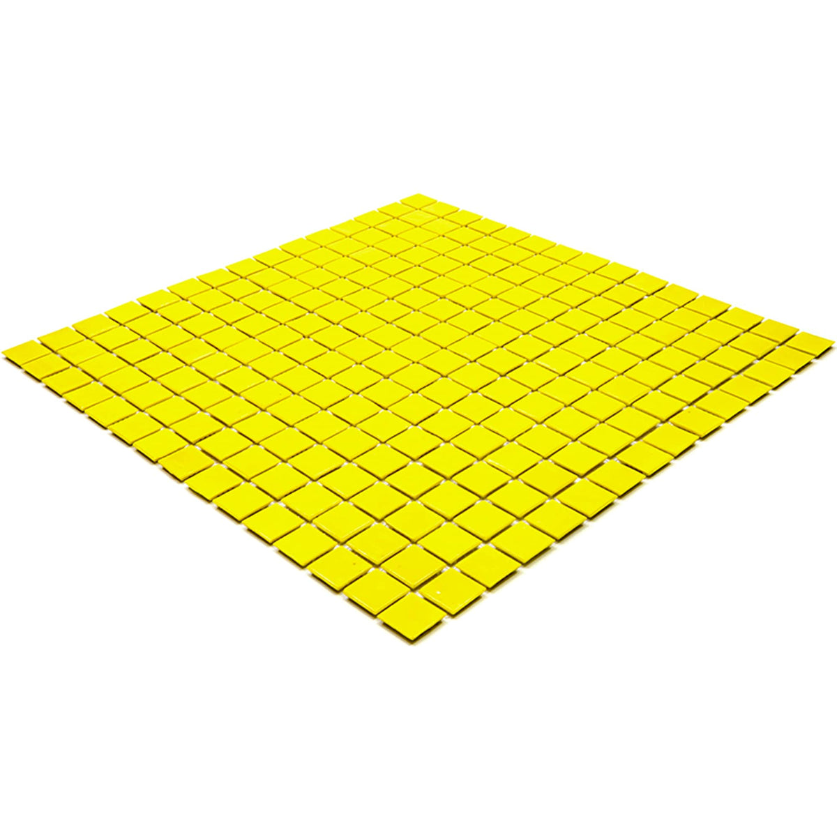 Apollo Tile Dune Yellow 12-in x 12-in Glossy Glass Uniform Squares Floor and Wall Tile (20-sq. ft/ Carton)