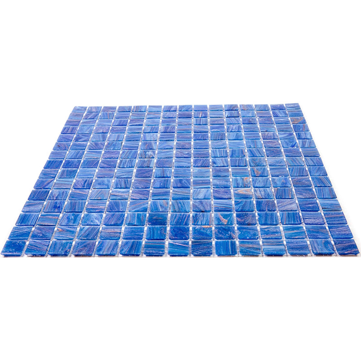 Apollo Tile Celestial Azure Blue 12-in x 12-in Glossy Glass Uniform Squares Floor and Wall Tile (20-sq. ft/ Carton)