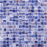 Apollo Tile Celestial Blue and White 12-in x 12-in Glossy Glass Uniform Squares Floor and Wall Tile (20-sq. ft/ Carton)