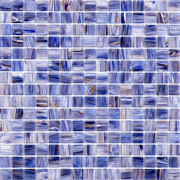 Apollo Tile Celestial Blue and White 12-in x 12-in Glossy Glass Uniform Squares Floor and Wall Tile (20-sq. ft/ Carton)