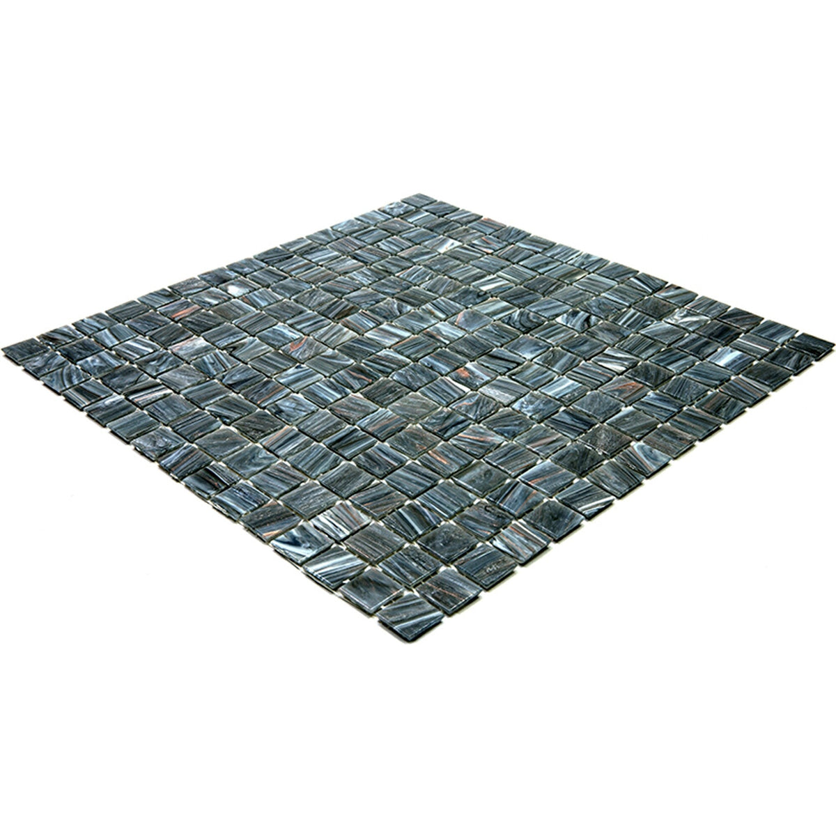 Apollo Tile Celestial Cosmic Gray 12-in x 12-in Glossy Glass Uniform Squares Floor and Wall Tile (20-sq. ft/ Carton)
